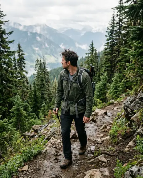 16. Hiking Trail Candid