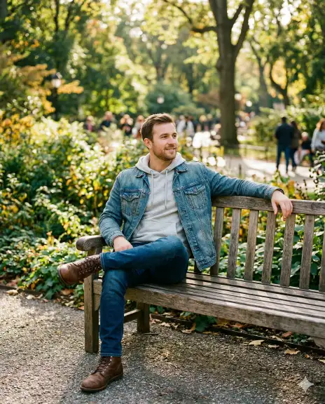 10. Denim on Denim Outdoor