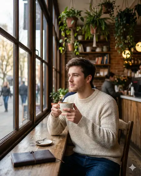 2. Coffee Shop Window Seat