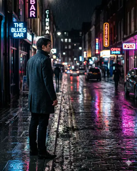 6. Rainy Night Street