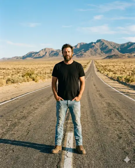 14. Desert Road Portrait