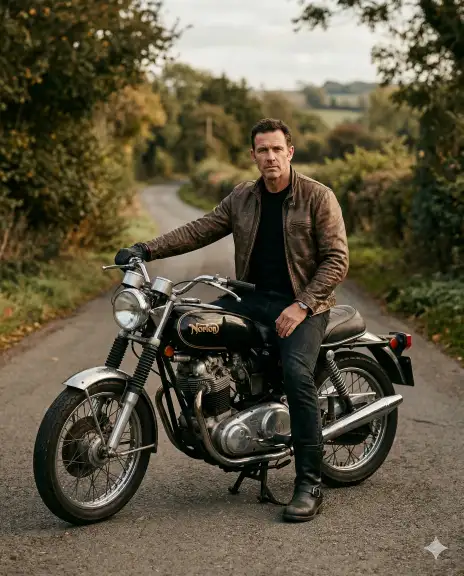 25. Motorcycle Portrait