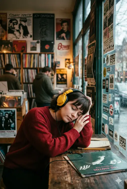 Lo-Fi Record Shop Moment