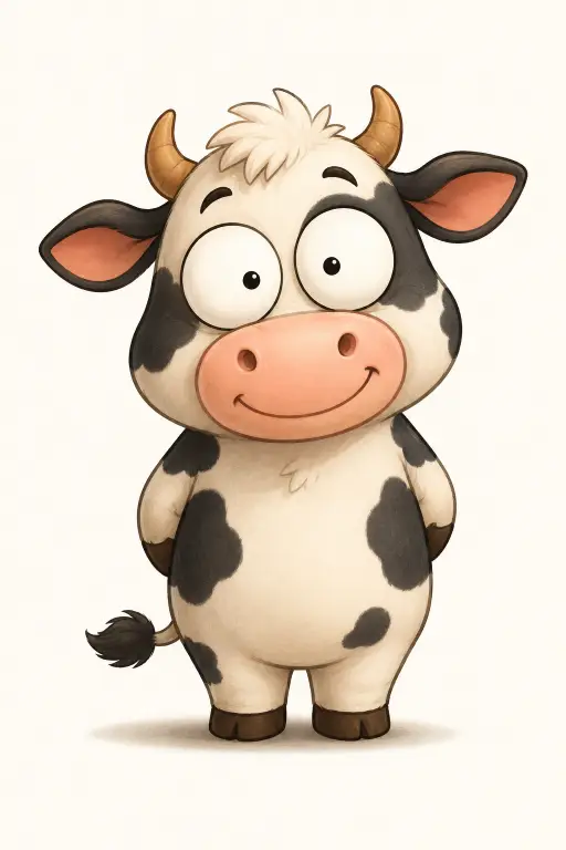 cartoon cow