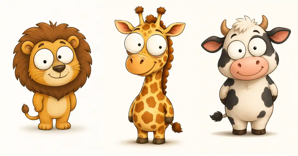 chatgpt prompt for cute cartoon animals