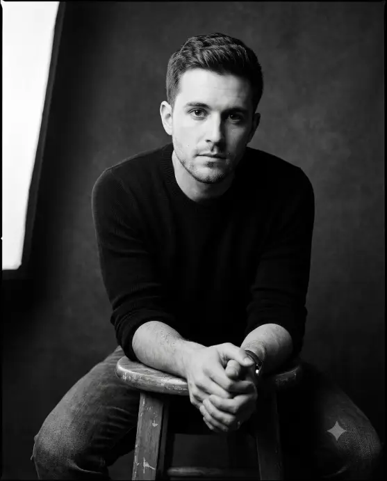 2. Black and White Studio Portrait