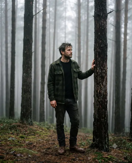 20. Misty Forest Portrait