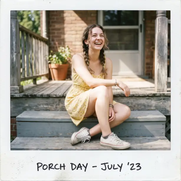 21. Polaroid Candid Portrait
