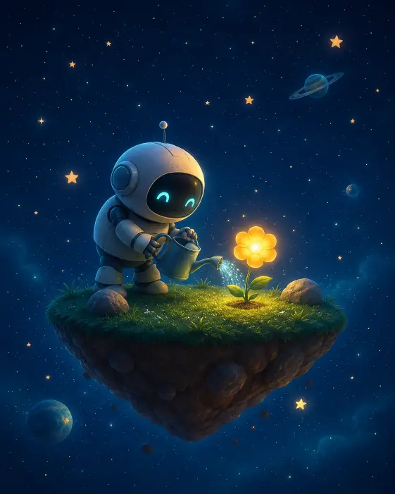 Soft 3D Storybook Style