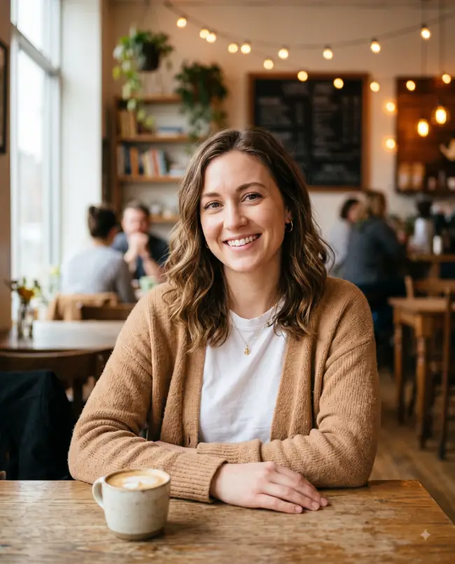 Approachable Coffee Shop Headshot