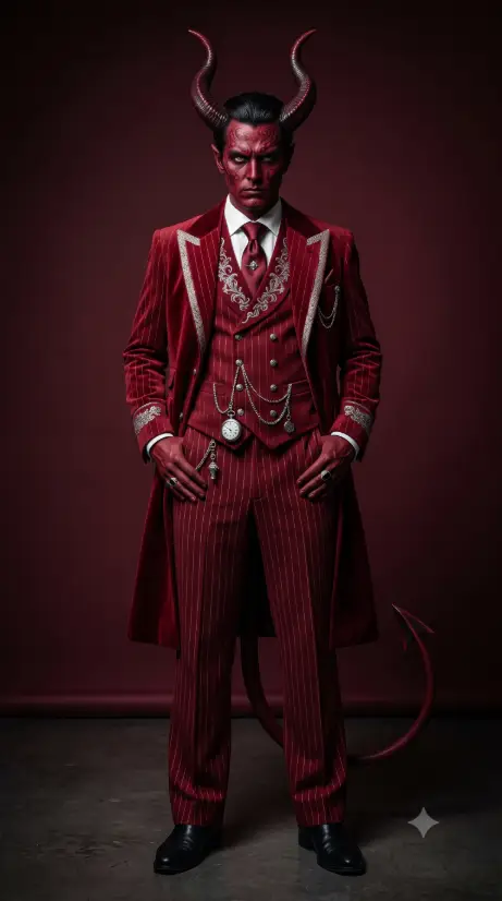 2. The Devil in a Red Pinstripe Suit